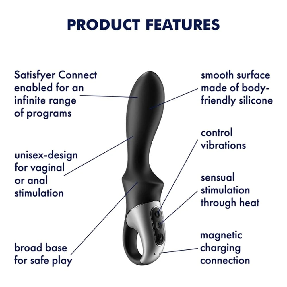 Satisfyer Heat Climax Isıtmalı Telefon Kontrollü Vibratör