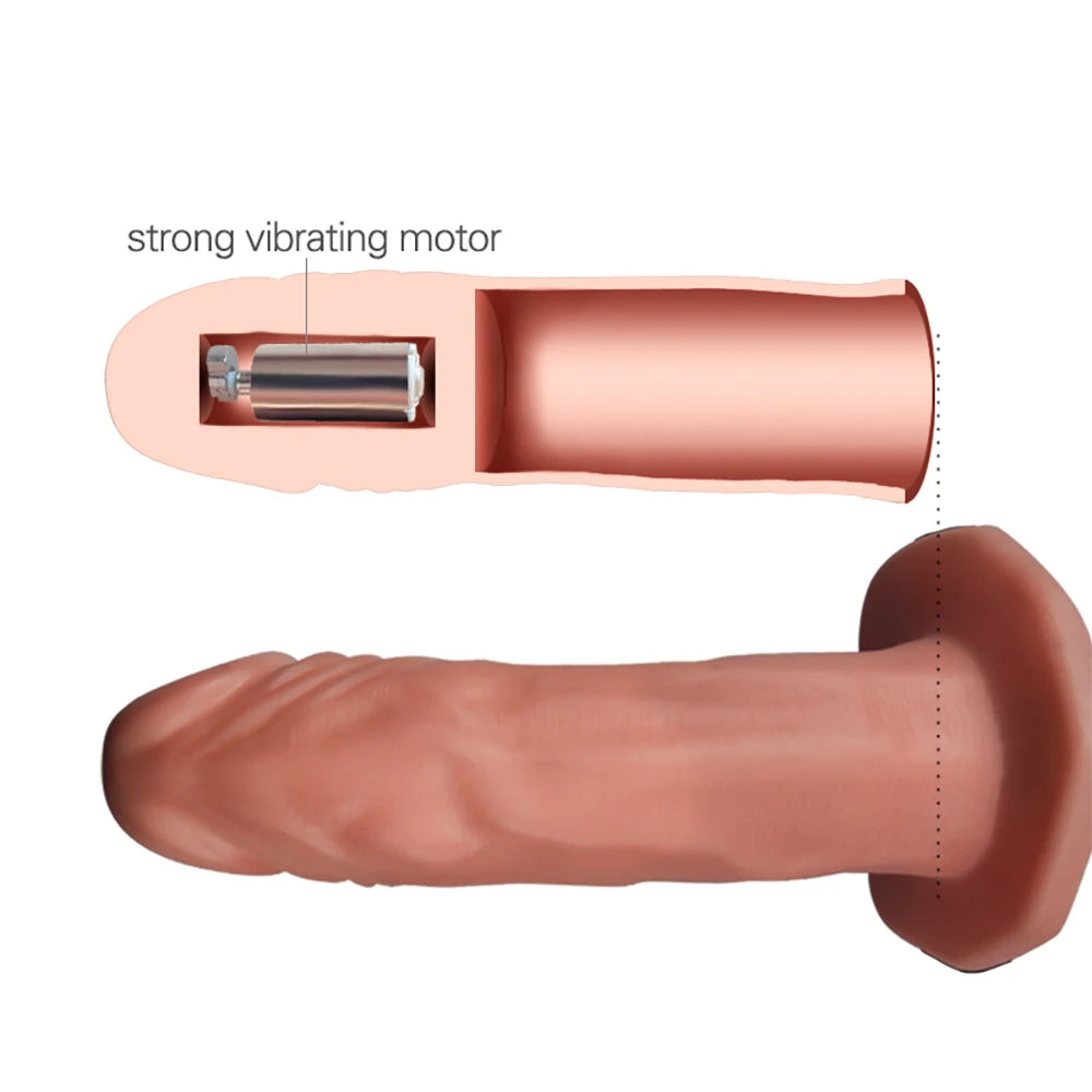 Lovetoy İçi Boş Titreşimli Unisex Kullanılabilen 17 Cm Belden Bağlamalı Penis