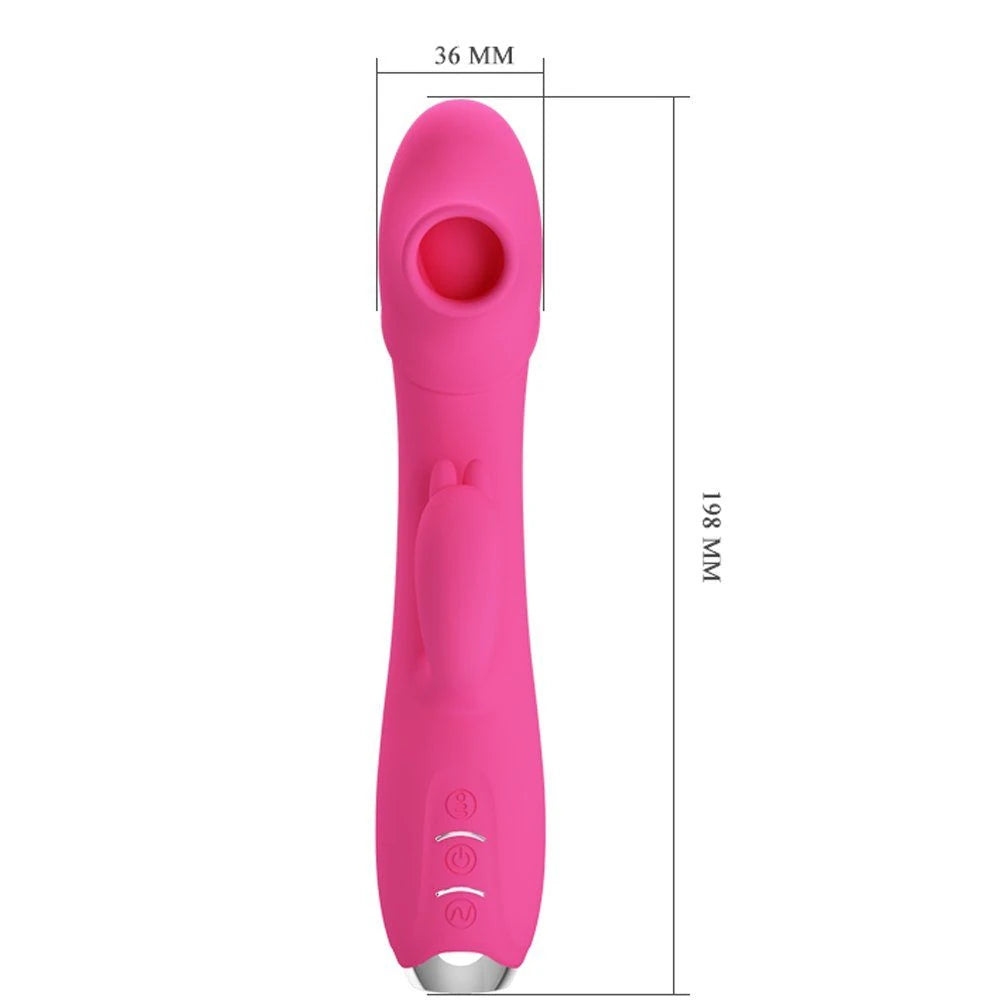 Pretty Love Regina Pink Nabız Darbeli ve İtici Güç Rabbit Vibratör