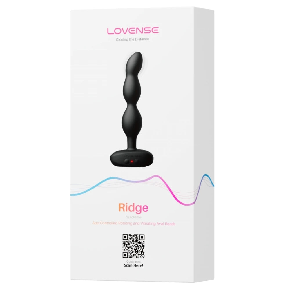 Lovense Ridge Telefon Kontrollü ve Hareketli Anal Boncuk