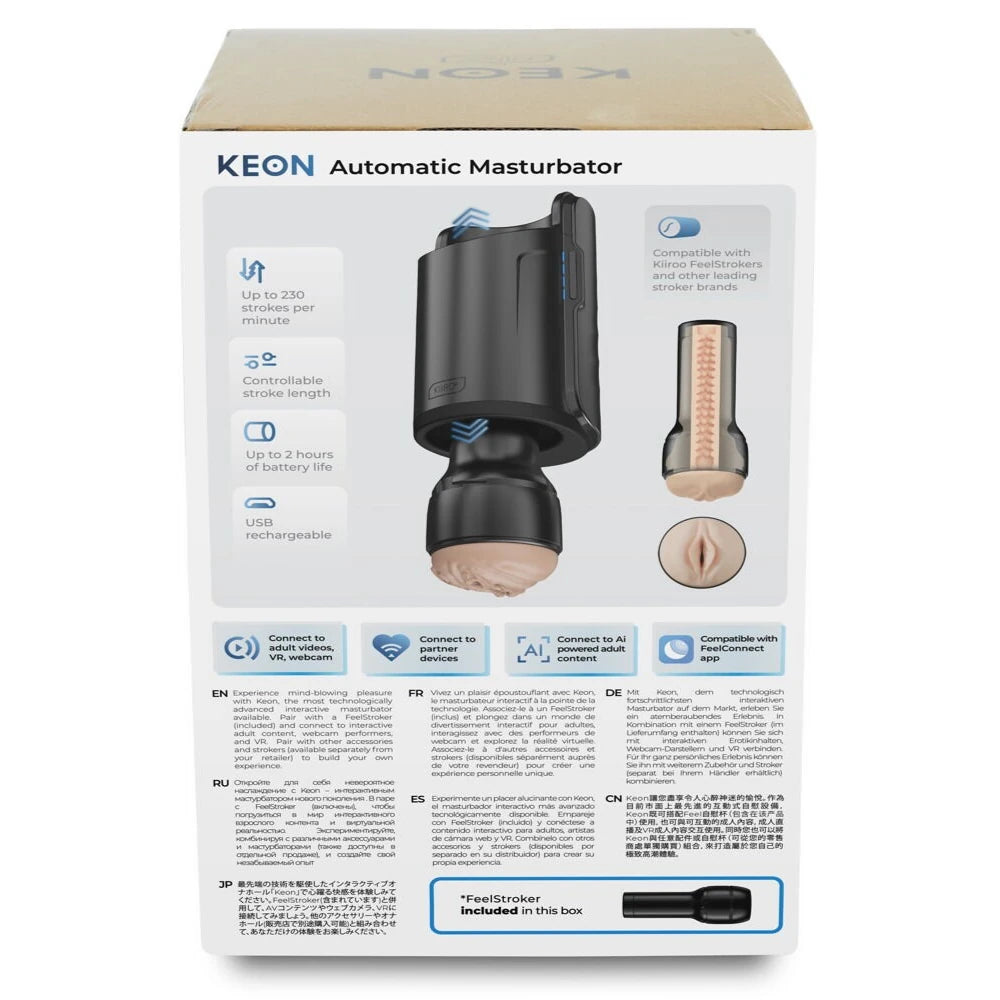 Kiiroo Keon Interactive Telefon Kontrollü Otomatik Mastürbatör