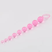 Exovid Anal Beads Pembe Kademeli Anal Zevk Topu