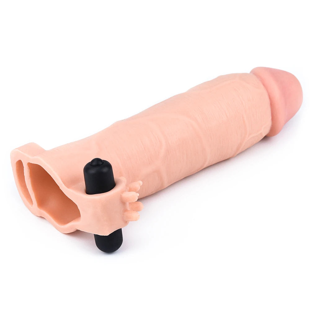 Lovetoy Pleasure X-Tender Vibrating Sleeve Titreşimli Penis Kılıfı LV1066