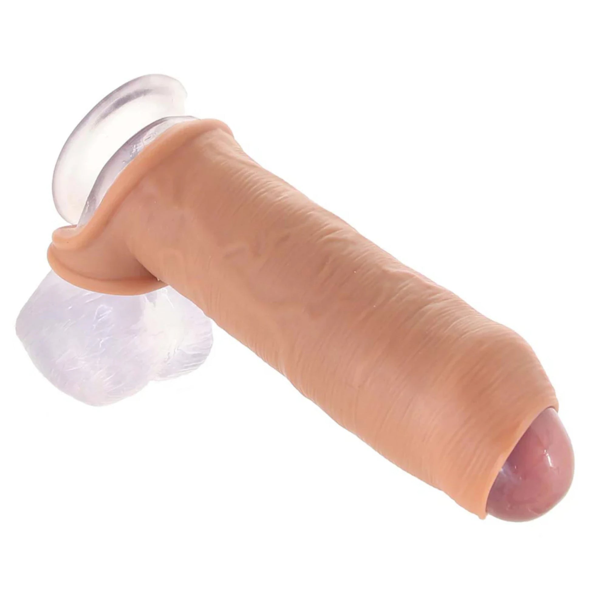 Pipedream Fetish Fantasy X-Tensions Uncut Penis Sleeve Testis Destekli Amerikan Penis Kılıfı