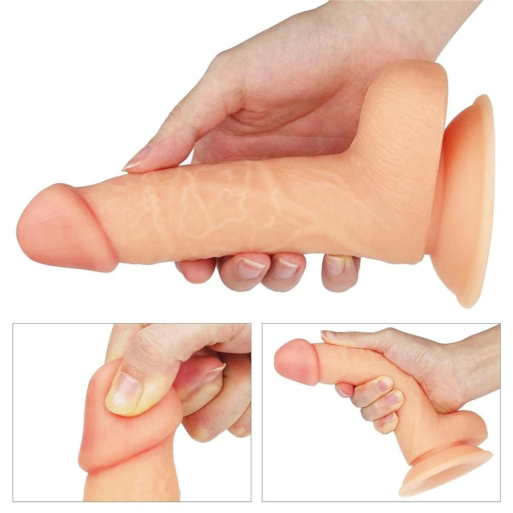 Lovetoy Easy Strapon 18 cm Kemerli Realistik Penis