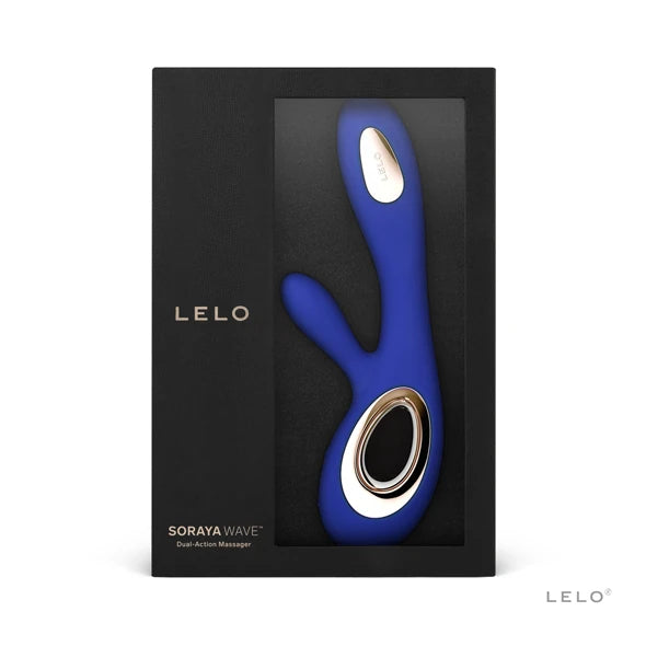 Lelo Soraya Wave Hareketli Rabbit Vibratör-Midnight Blue