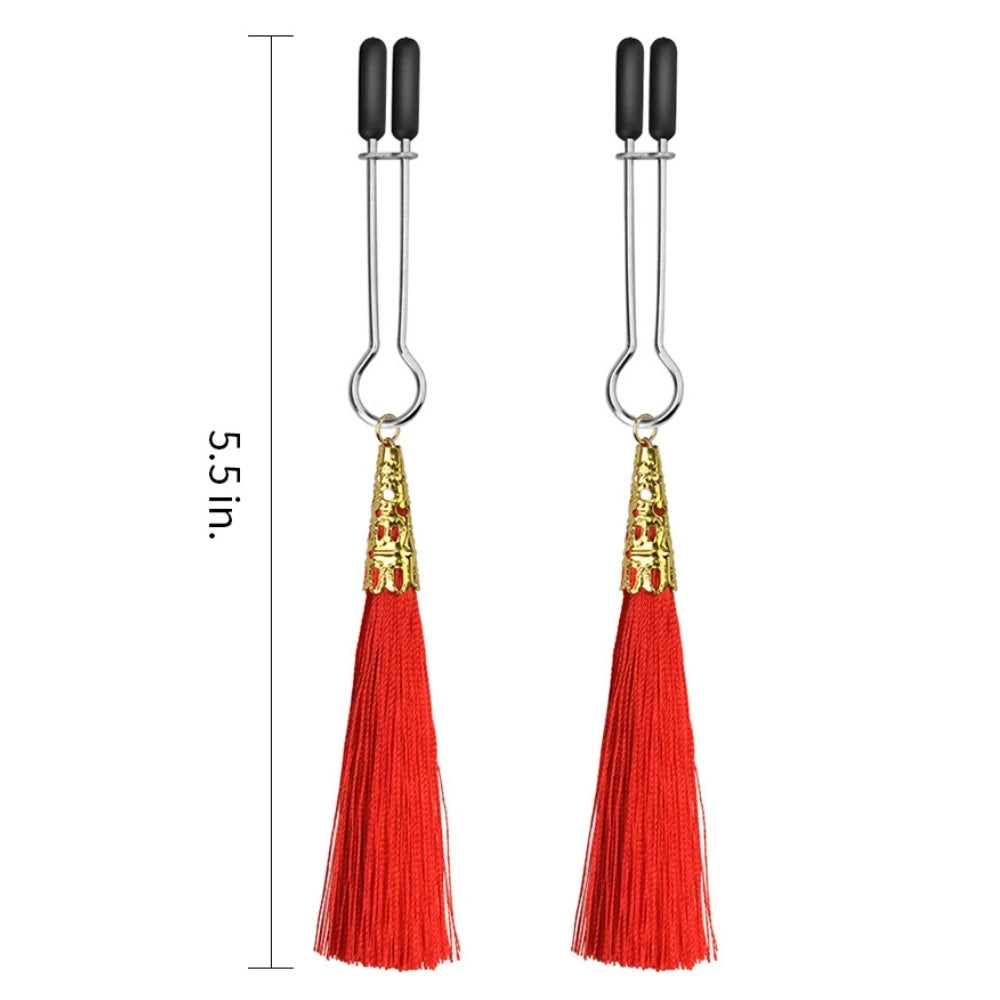 Lovetoy Glamor Tassel Nipple Clamp Göğüs Klipsi LV761009