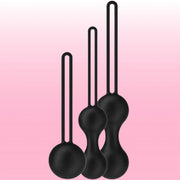 Frowzer Kegel Balls Exercisers Metal Ağırlıklı Kegel Egzersiz Topu Set-Black
