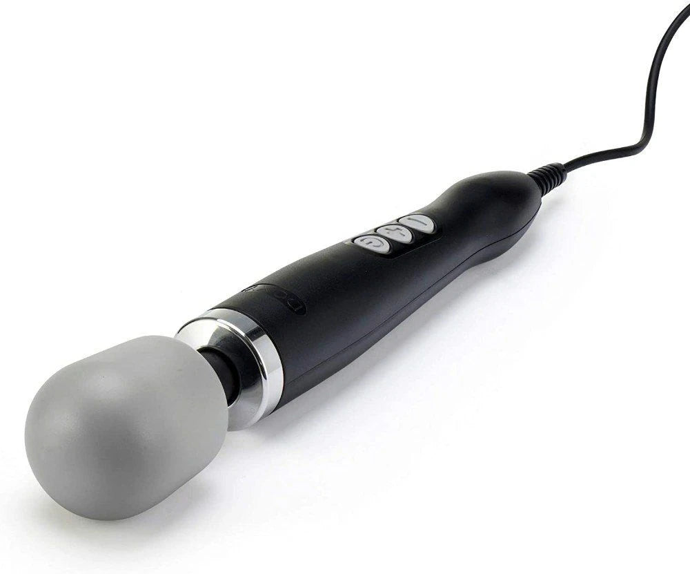 Doxy Wand Güçlü Masaj Aleti Metal Döküm Siyah