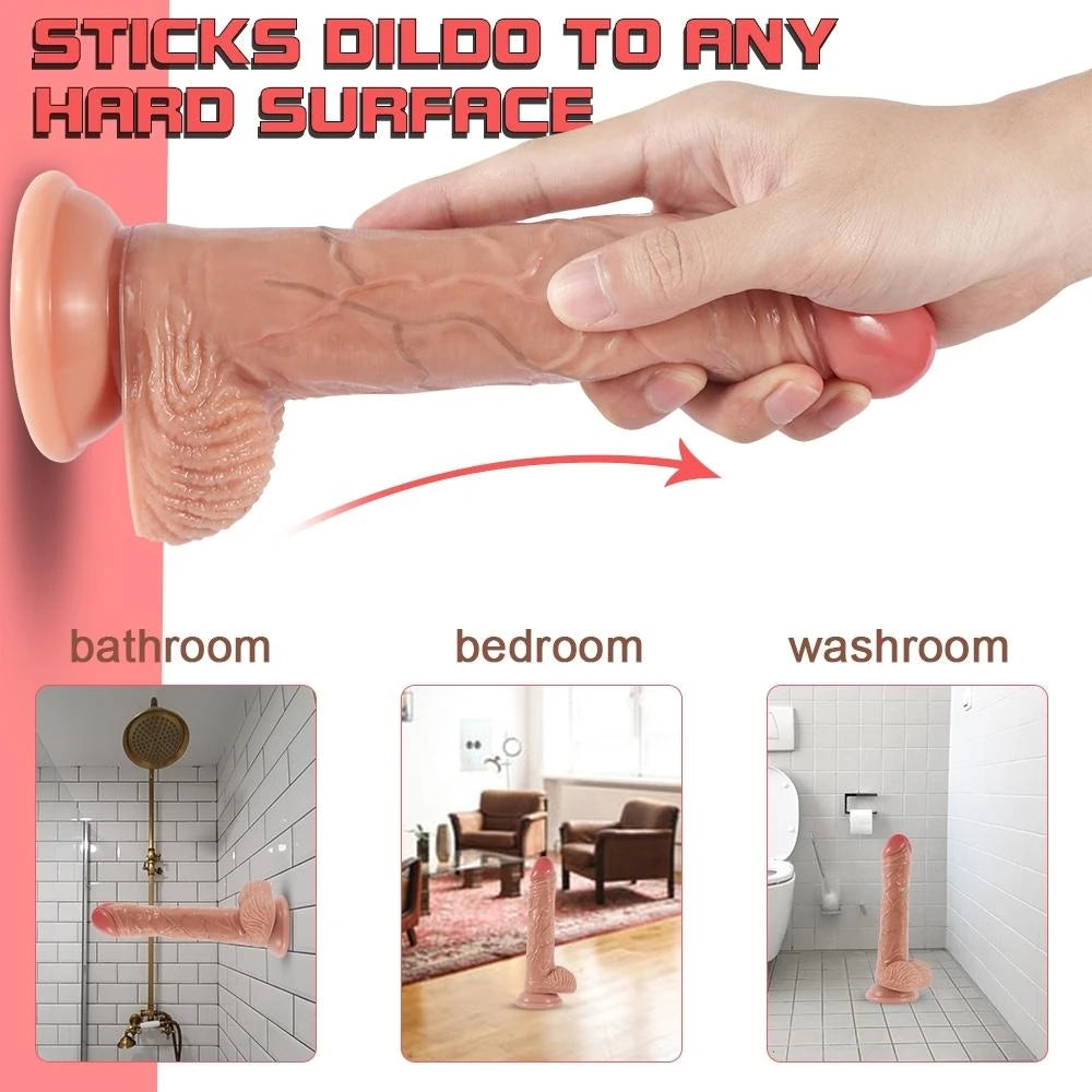 Shequ Marvin 20 Cm İleri Geri Hareketli Realistik Penis