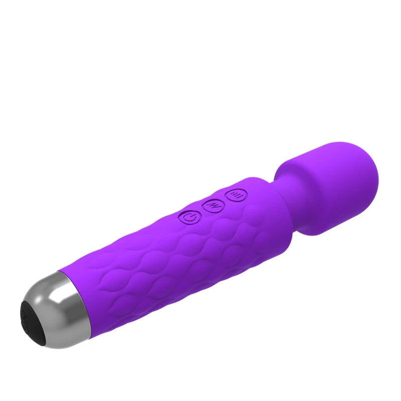 Frowzer Massage Vibes Purple Ultra Güçlü 20 Mod Usb Şarjlı Masaj Vibratör
