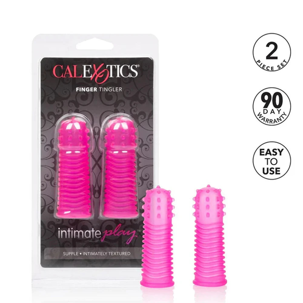 Calexotics Intimate Play Finger Tingler Parmak Kılıfı-Pink