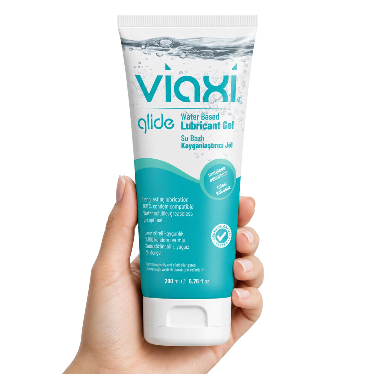 Viaxi Glide Water-Based Lubricant Gel Kayganlaştırıcı Jel 200 Ml.