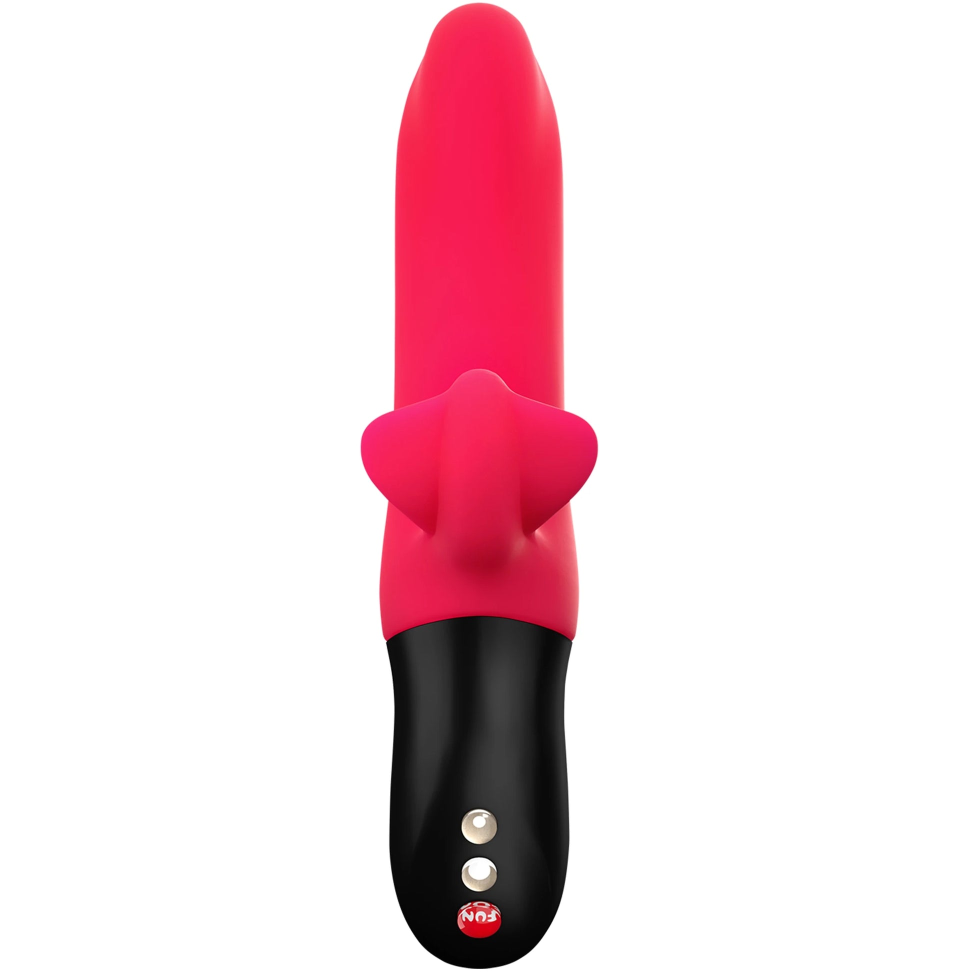 Fun Factory Bi Stronic Fusion Kırmızı İtmeli ve Titreşimli Vibratör