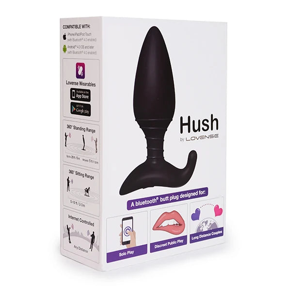 Lovense Hush 44,5 mm Akıllı Telefon ve Tablet Uyumlu Anal Plug