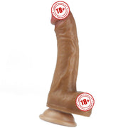 Lovetoy Dual Layered Cock 20 cm Realistik Penis LV4004-Brown