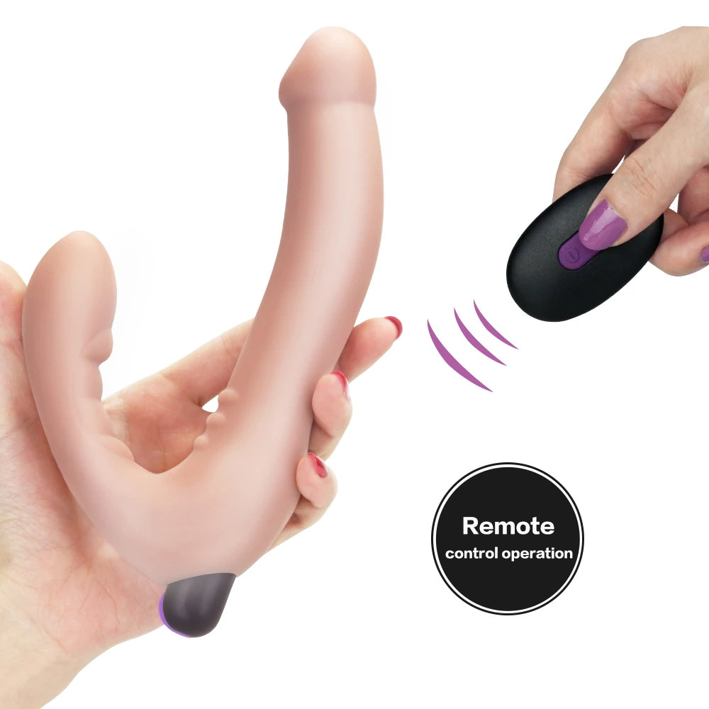 Lovetoy İJoy Uzaktan Kumandalı Titreşimli Strapless Strap On Penis
