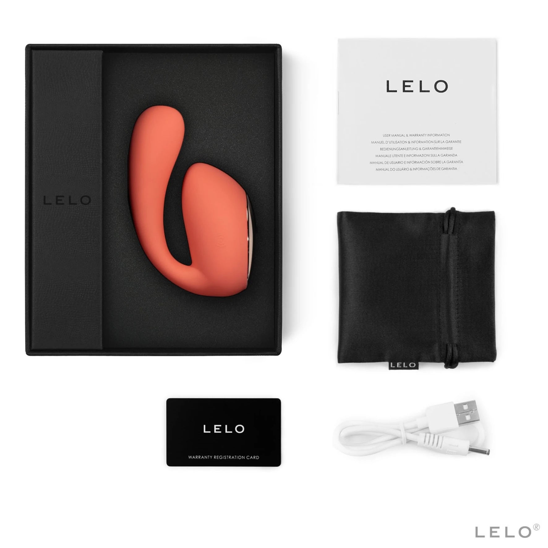 Lelo İda Wave Coral Telefon Kontrollü G-Noktası Vibratör