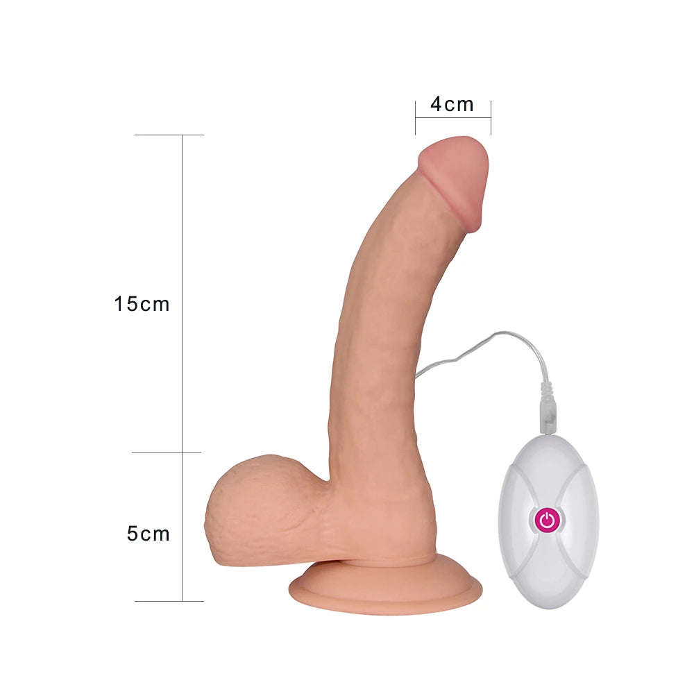 Lovetoy The Ultra Soft Dude Dildo Belden Bağlamalı Realistik Vibratör 20 Cm