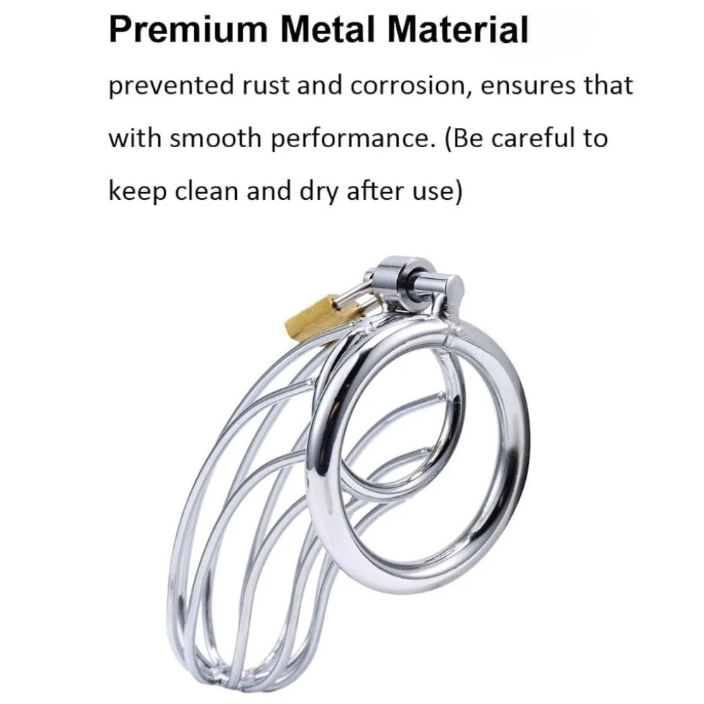 Frowzer Dreams Breathable Cage Metal Penis Kilidi 50 Mm