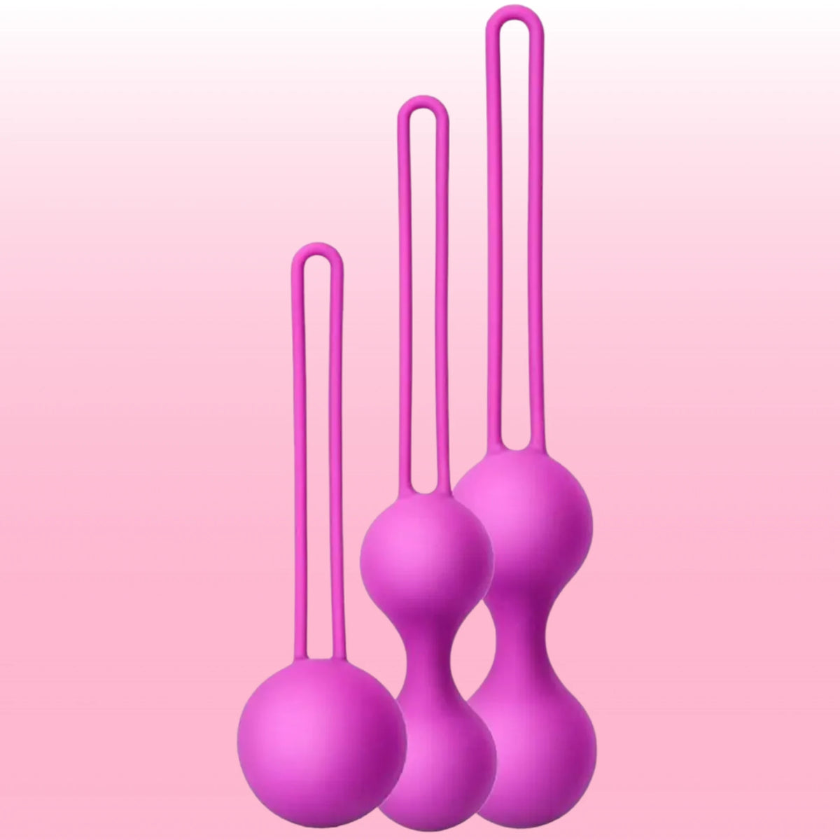 Frowzer Kegel Balls Exercisers Metal Ağırlıklı Kegel Egzersiz Topu Set-Purple