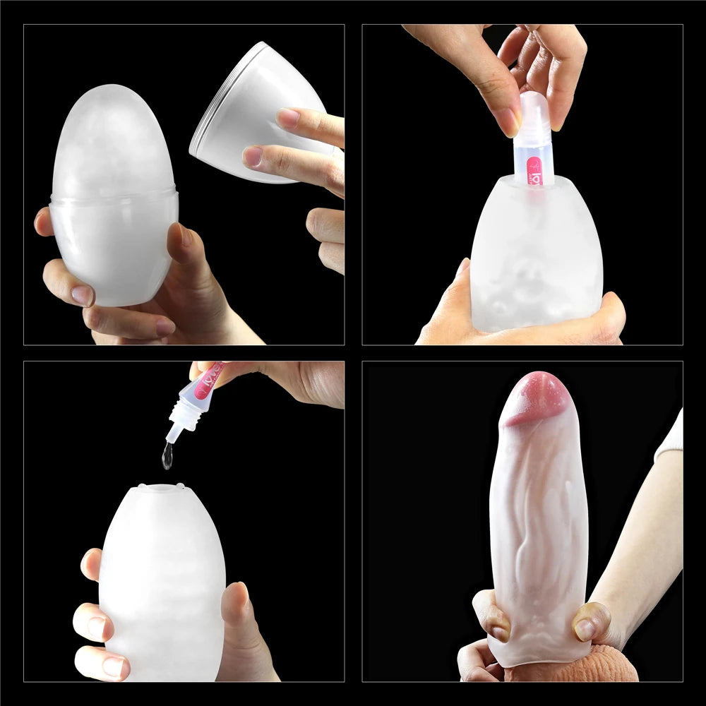 Lovetoy Giant Egg Climax Spirals Edition Masturbator