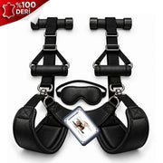 The Fetish Fantasy Series Hakiki Deri Deluxe Trainer Door Cuffs Kapı Kelepçesi