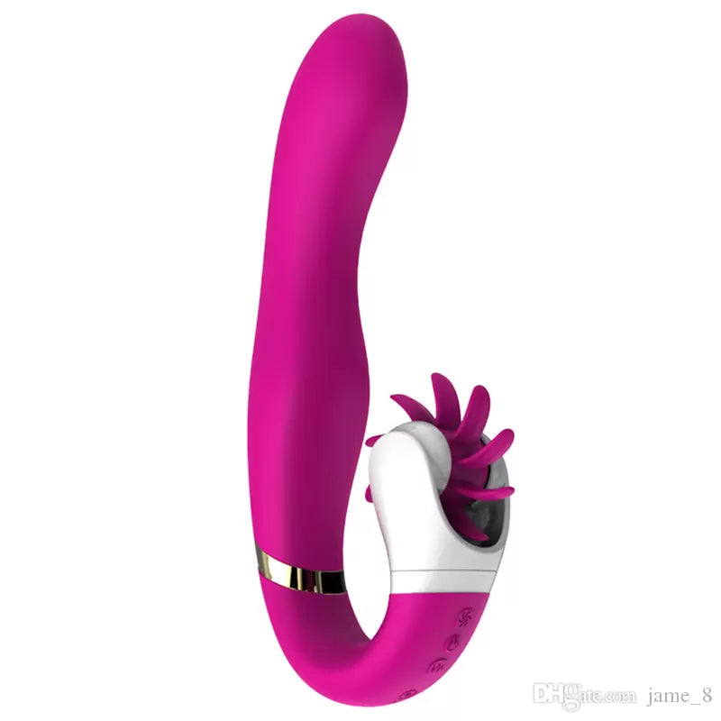 Frowzer Dave 2 Purple Hareketli Klitoral Penetrasyon G-Stimulant Vibratör