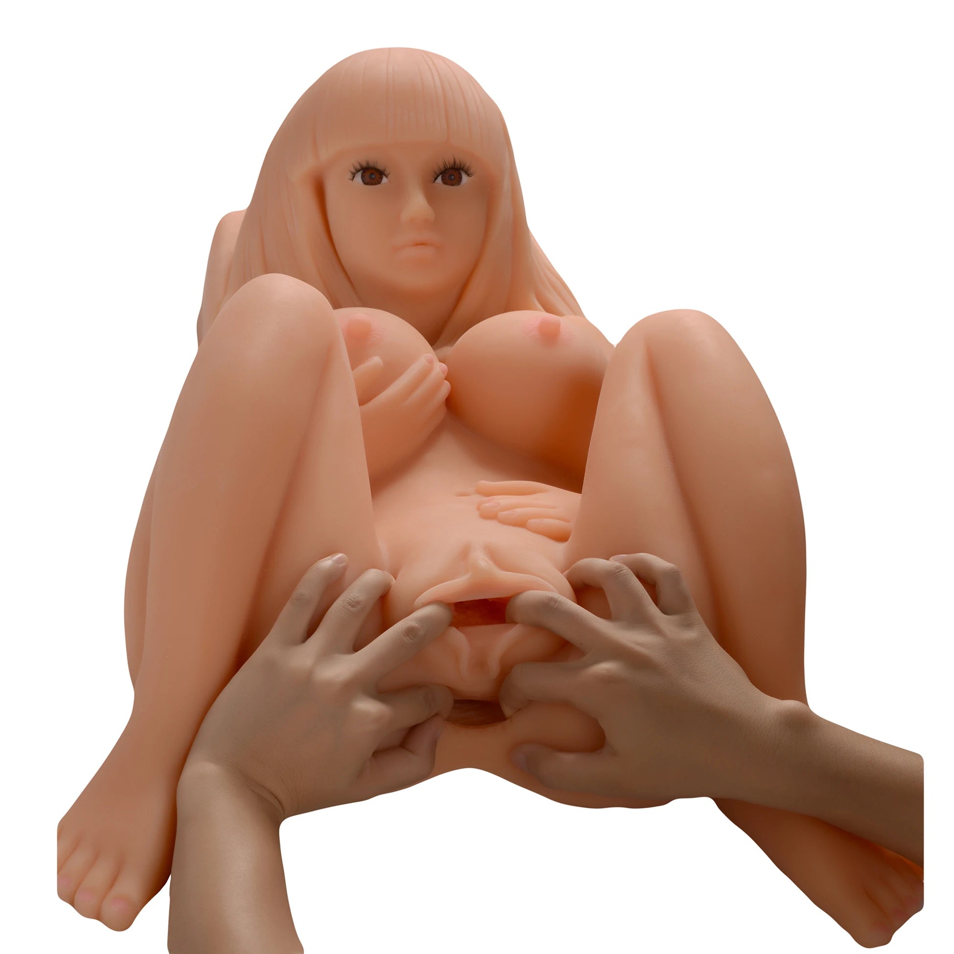 Xise Angena Silikon Full Vücut Pozisyon Reall Doll Vajina Masturbator XS-MA20003