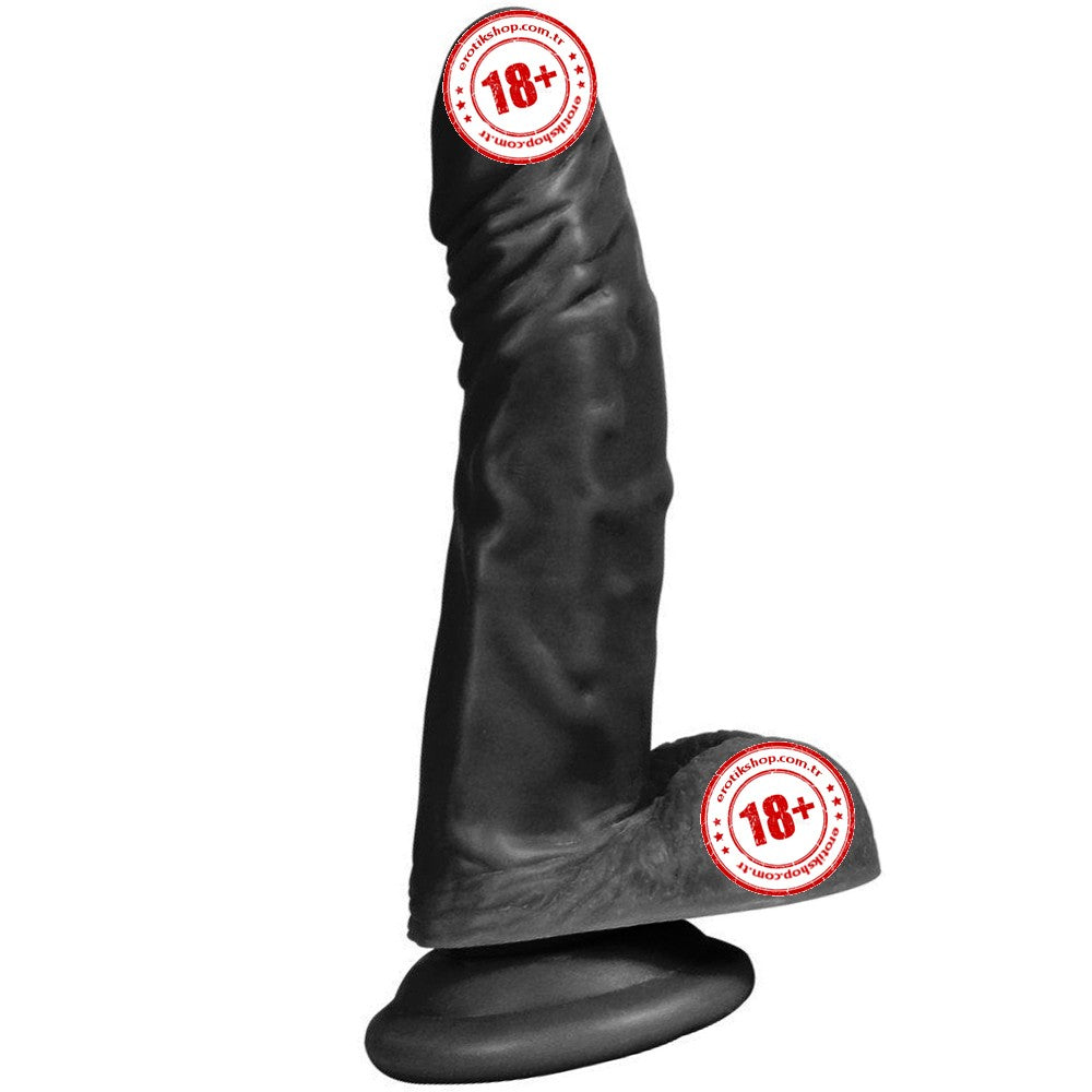 Xise Magic Dream 21 cm Realistik Zenci Penis XS-WBC10038-Black