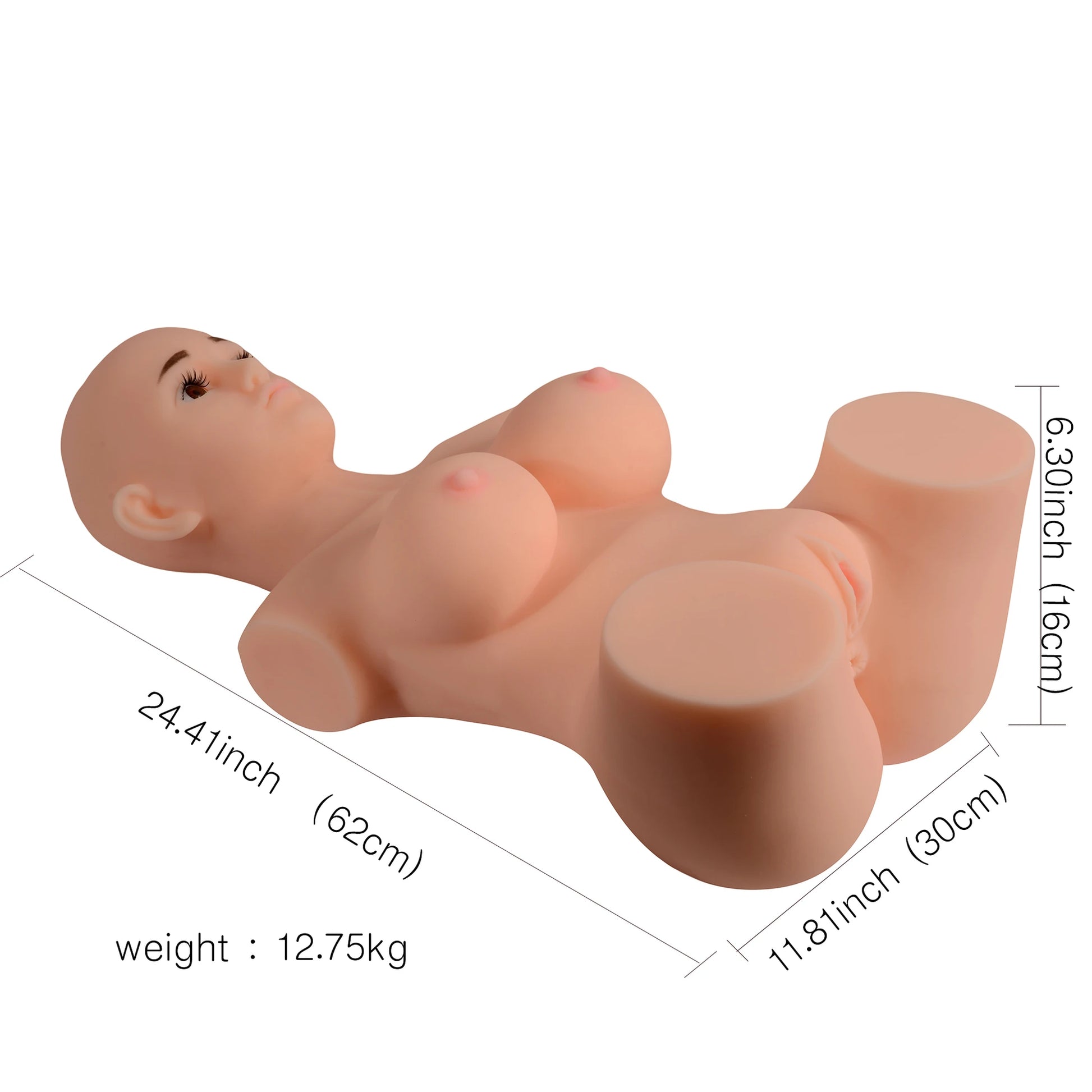 Monica Half Body Sex Doll Silikon Yarım Vücut Masturbator