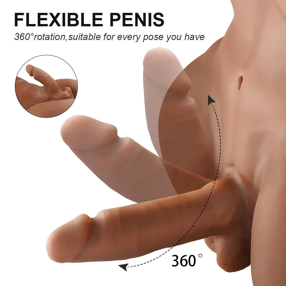 Xise Nalada Penisli ve Göğüslü Transeksüel Masturbator Melez XS-MA30010