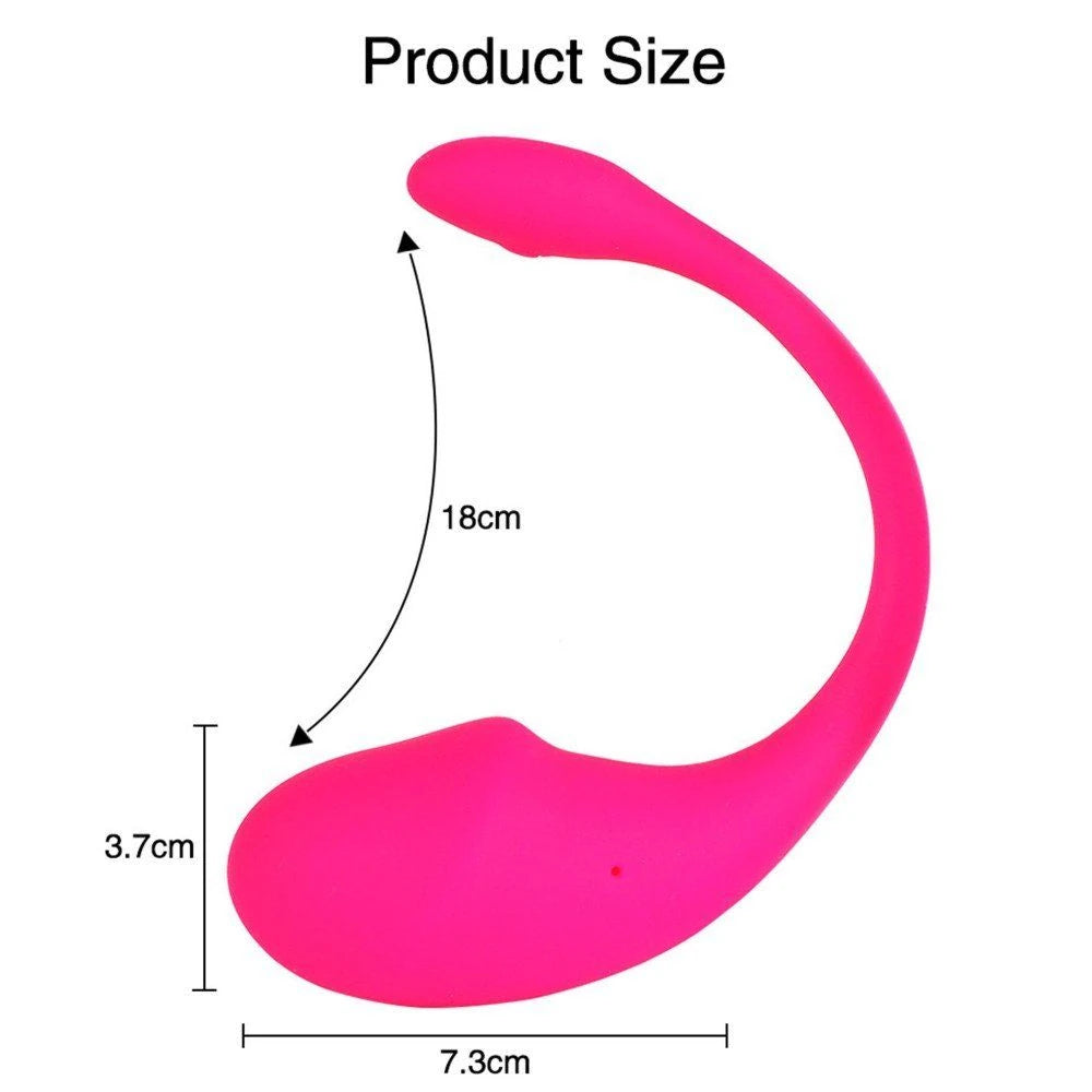 Frowzer Push Wearable Vibe Telefon Kontrollü Giyilebilir Vibratör-Pink
