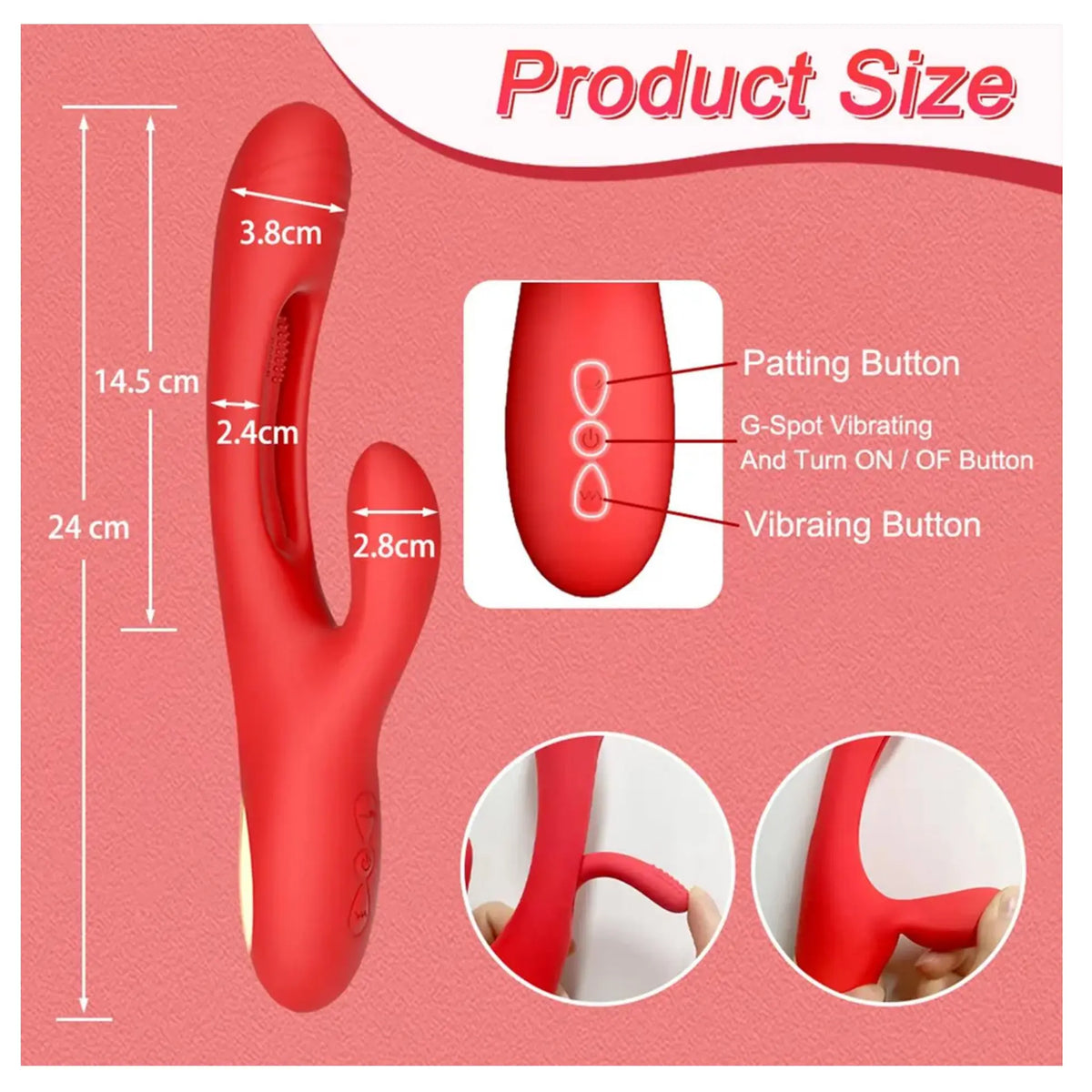 Frowzer The Vibe Flexible Plus G-Spot Rabbit Vibratör