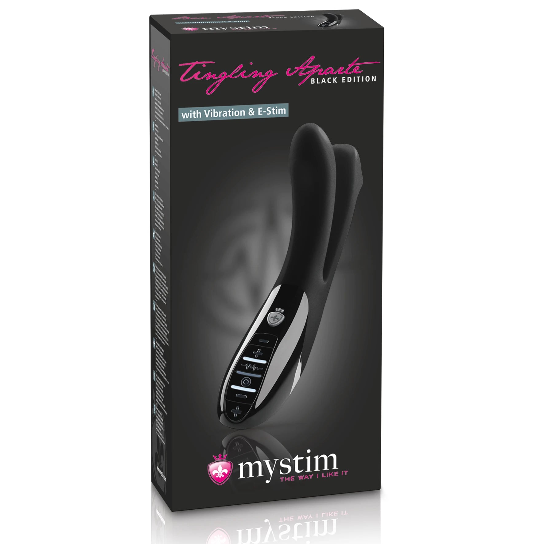Mystim Tingling Aparte Estim Elektro Şok Çift Taraflı Vibratör