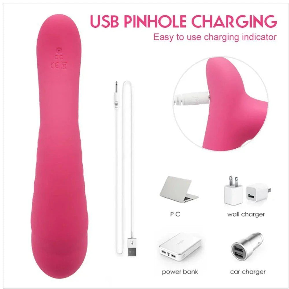 Frowzer Emiş Güçlü ve G-Stimulant 10 Mod Vibrator Pembe