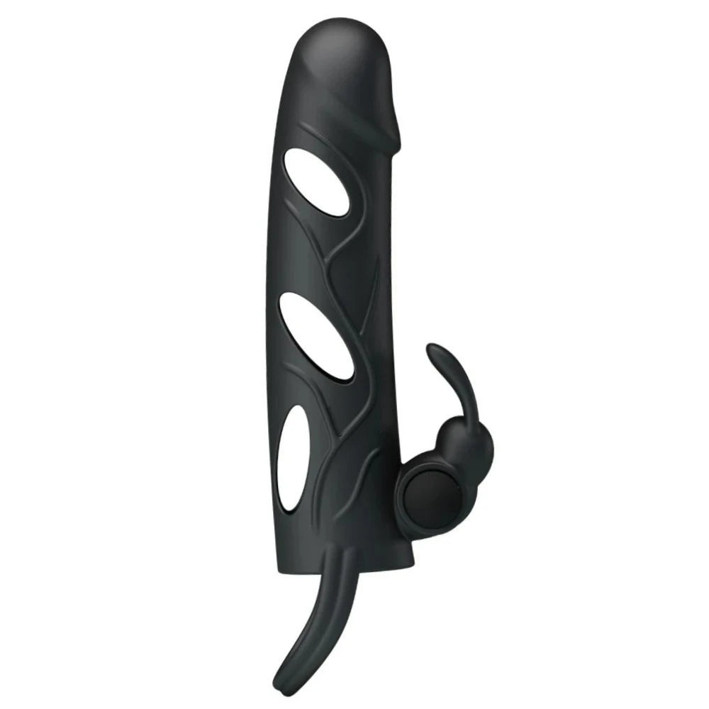 Pretty Love Penis Sleeve 2 İn 1 Titreşimli Penis Kılıfı BI-026216A