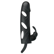 Pretty Love Penis Sleeve 2 İn 1 Titreşimli Penis Kılıfı BI-026216A
