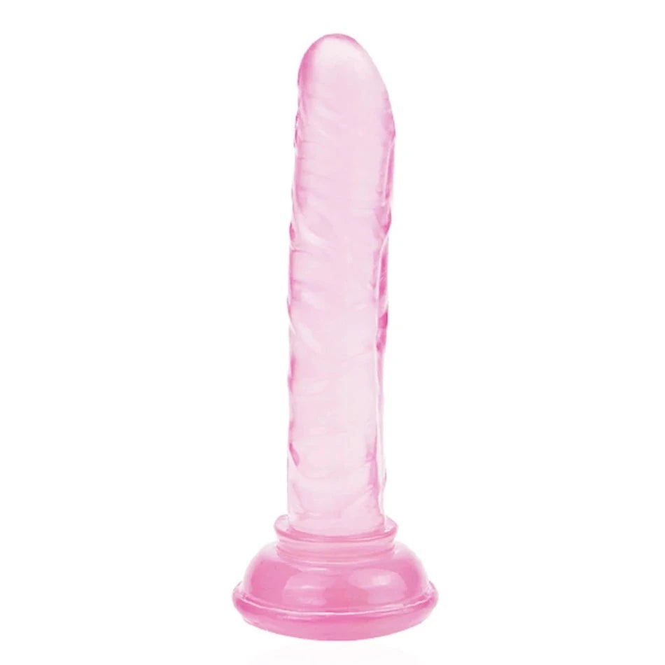 Frowzer Jelly Strap-On 14.5 cm Belden Bağlamalı Realistik Penis-Pink