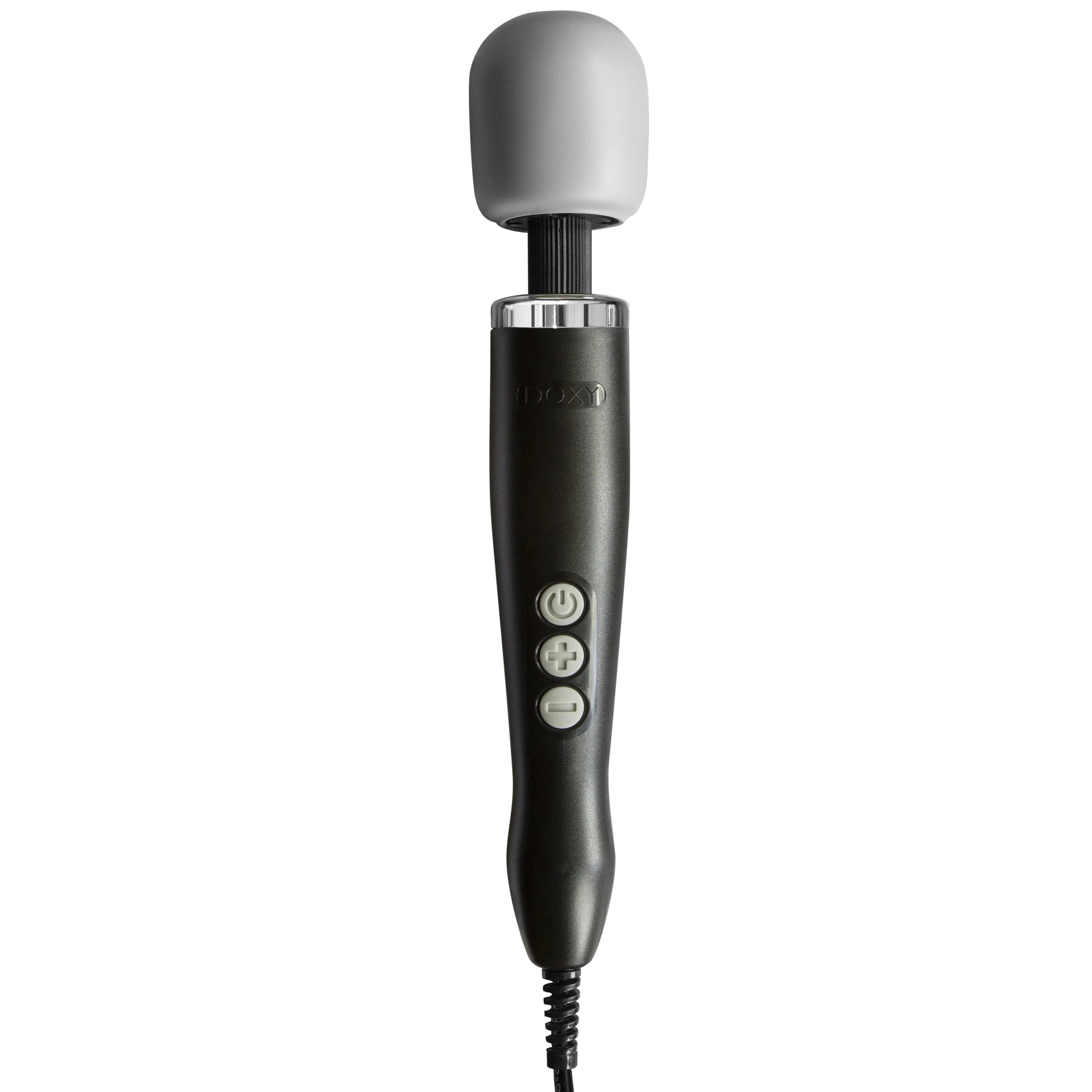 Doxy Wand Güçlü Masaj Aleti Metal Döküm Siyah