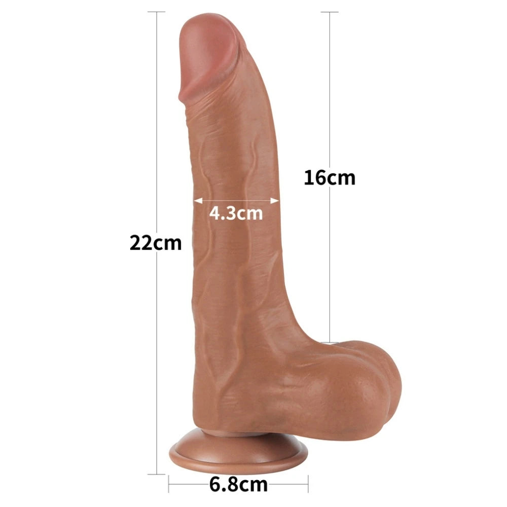 Lovetoy Sliding Skin Hareketli Deri Özellikli 22 Cm Realistik Penis LV317309