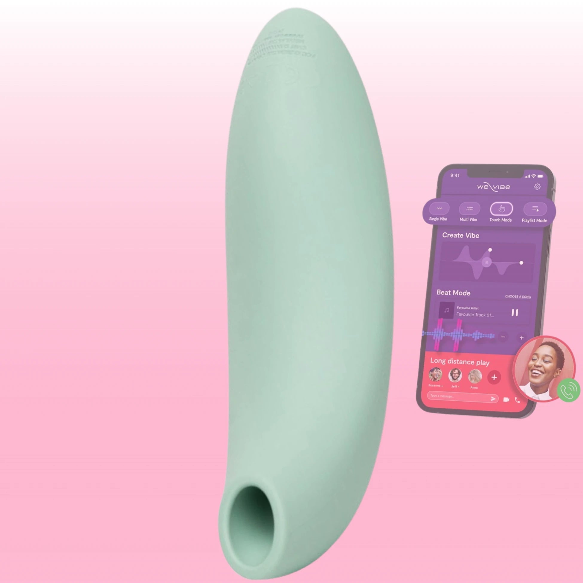 We-Vibe Melt 2 Telefon Kontrollü Hava Klitoris Uyarıcısı Emiş Güçlü Vibratör