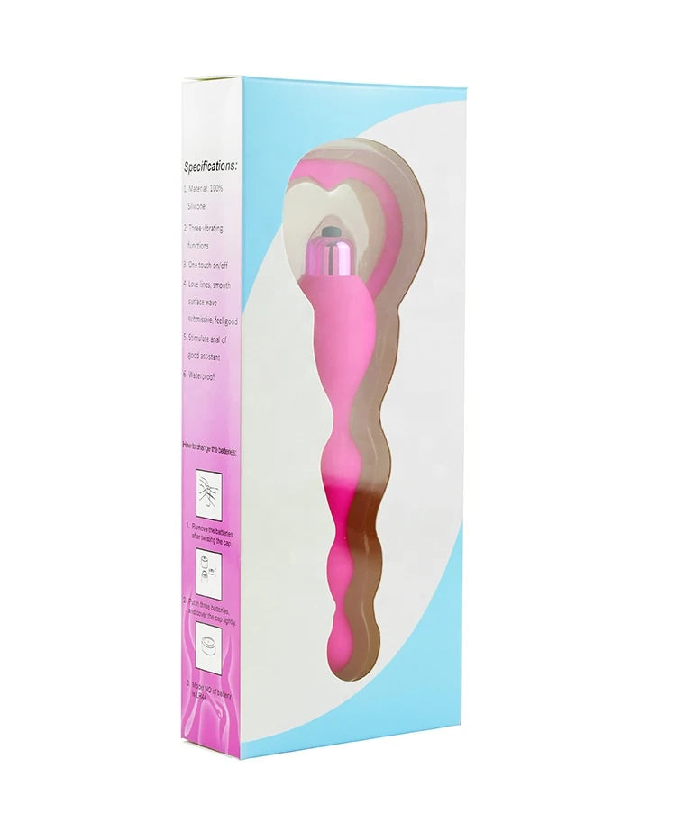 Frowzer Anal Fantasy Boğumlu Titreşimli Anal Vibratör-Pink