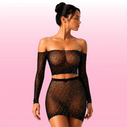 Frowzer Fantasy Wear Stocking Taşlı Seksi Vücut Çorabı