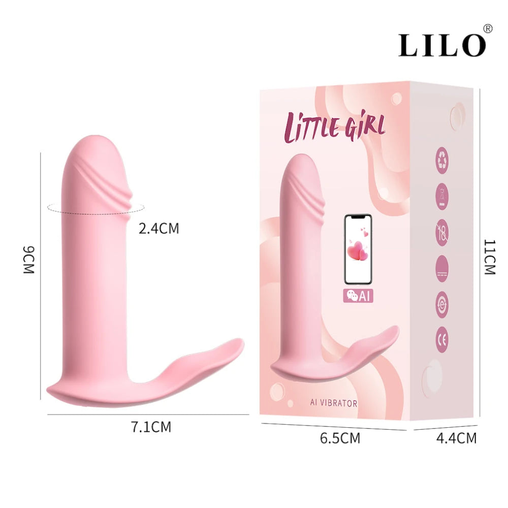 Frowzer The Vibe Little Girl 10 Mod Telefon Kontrollü Giyilebilir Vibratör