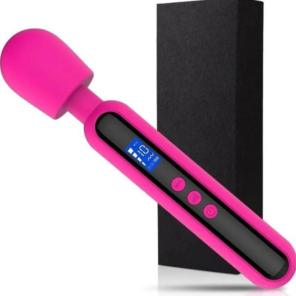 Shumix Oem Flexible Head 10 Mod Masaj Wand Vibratör-Black