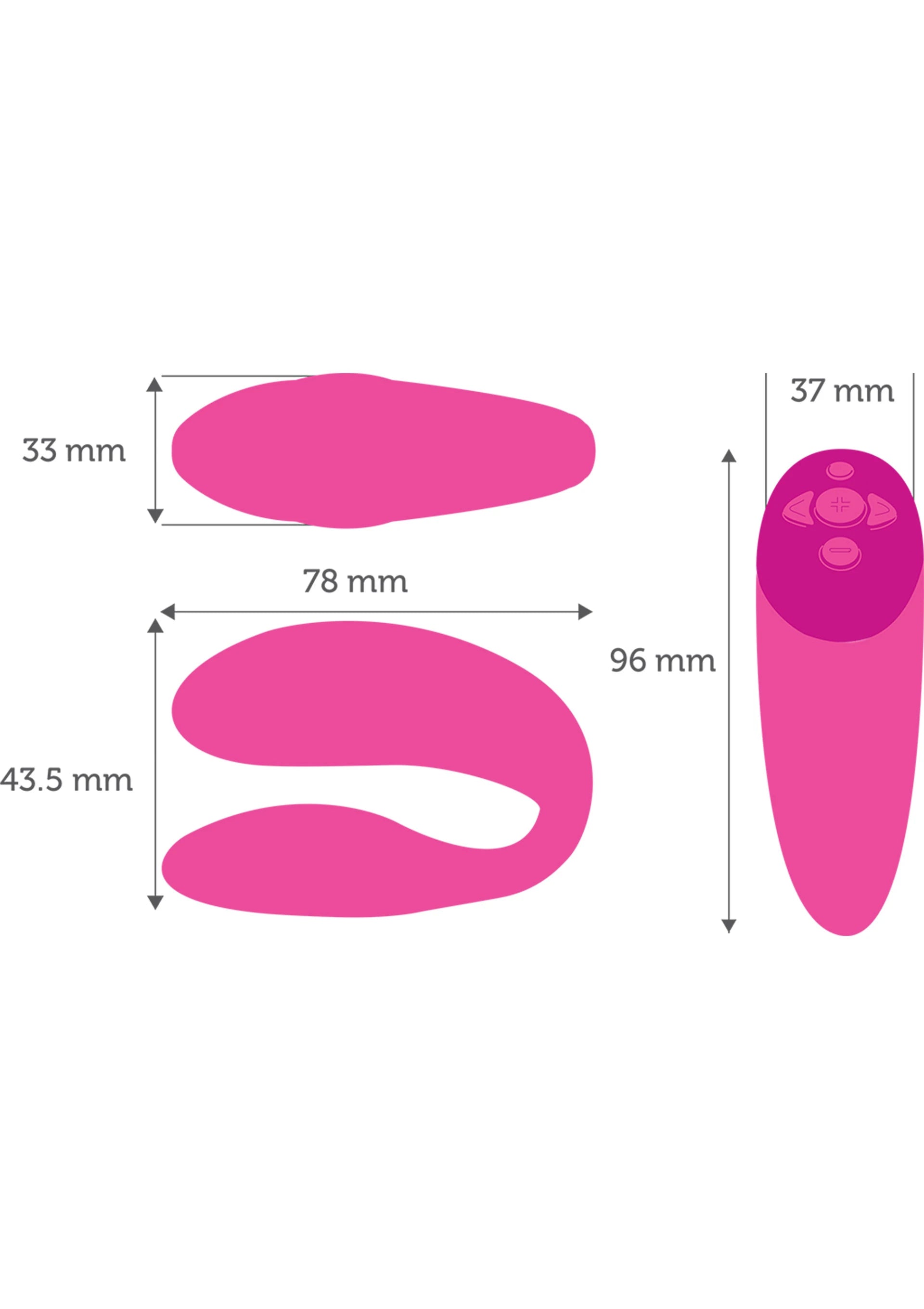 We-Vibe Chorus Çiftlere Özel Telefon Kontrollü Vibratör-Blue