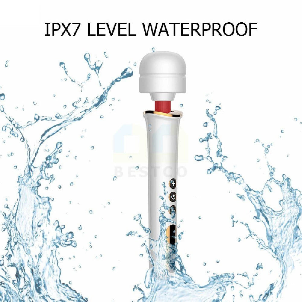 Frowzer New Professional 10 Modlu Güçlü Masaj Aleti Beyaz