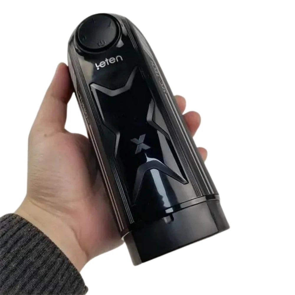 Leten X-Turbo İleri Geri Hareketli Isıtmalı ve Sesli Otomatik Masturbator