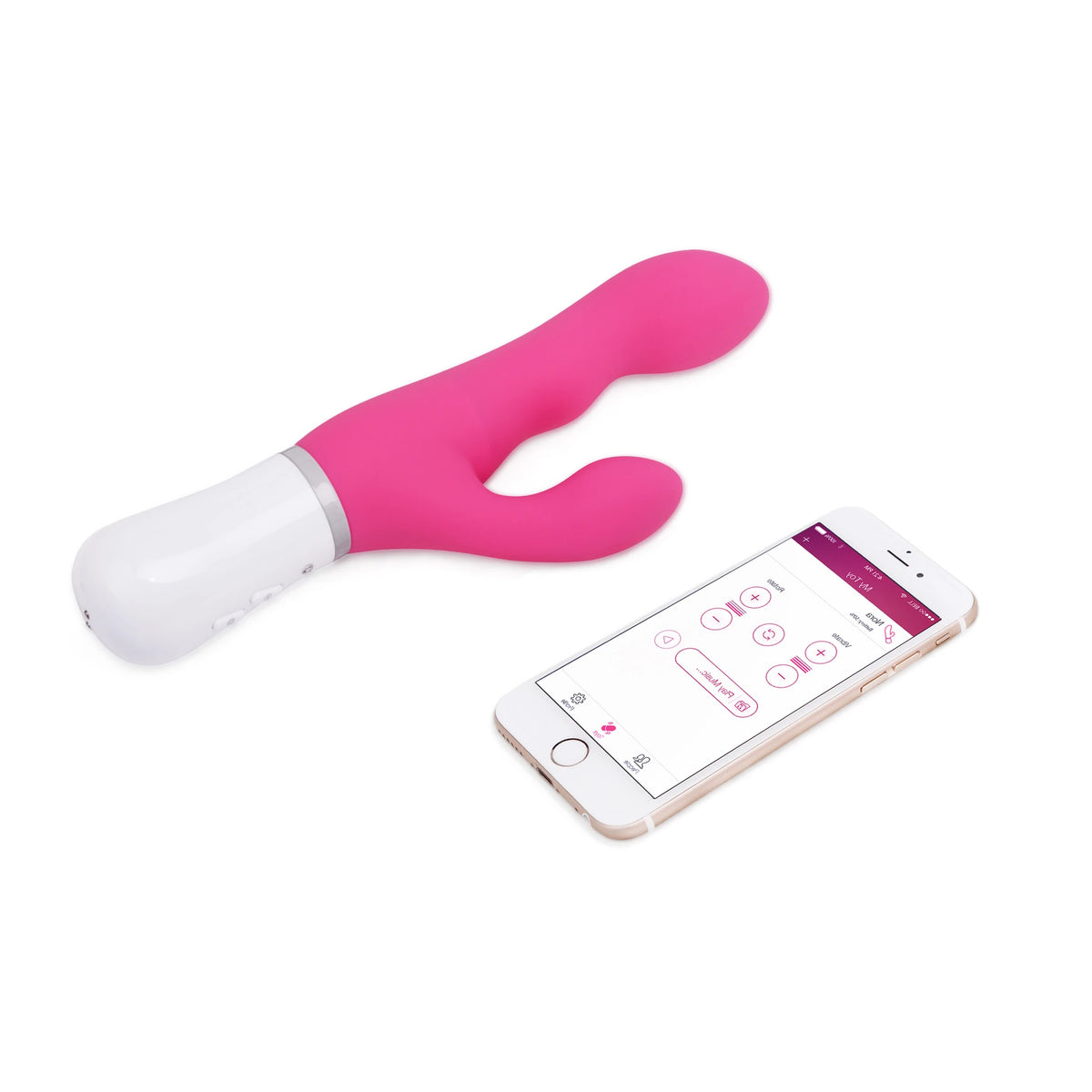Lovense Nora Telefon Kontrollü Döner Başlıklı Rabbit Vibratör